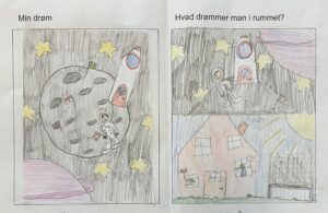 iss, drøm, tegning