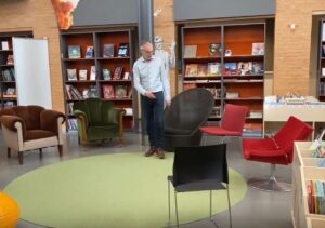 Eleverne på biblioteket