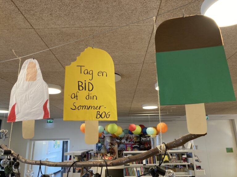 aktivitet, sommer, biblioteket