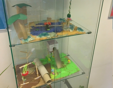 skolegård, model