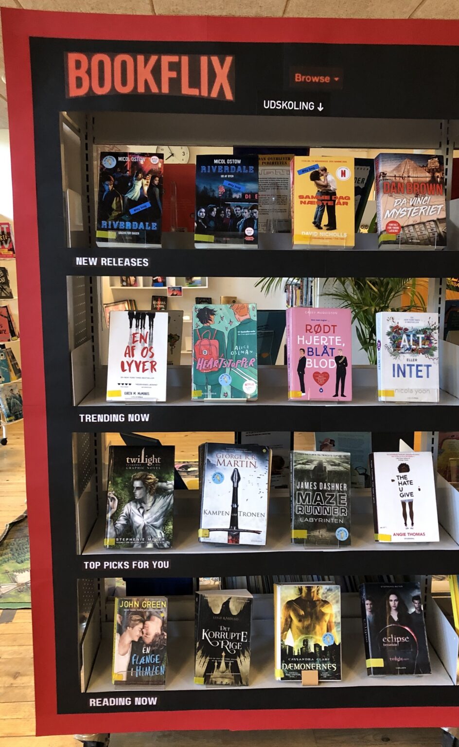 Bookflix, udskoling